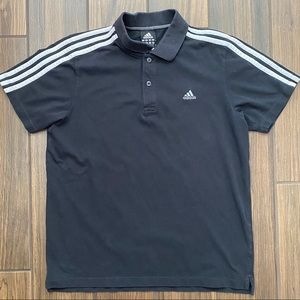 Adidas Striped Polo